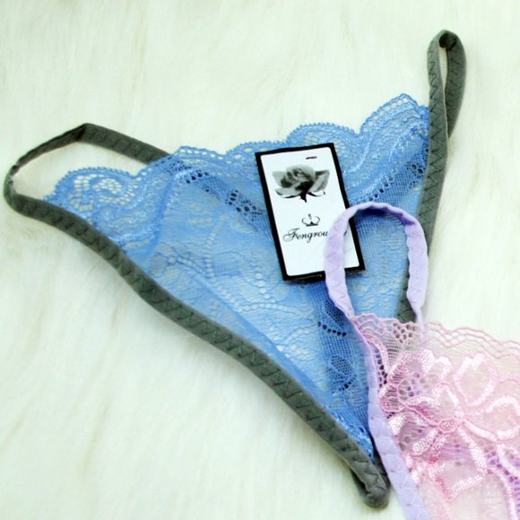 🍑 3X🩲 GIRLS FENGROUTING SEXY G-STRING LACE THONG 🍑 - Picture 4 of 4